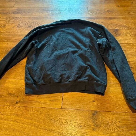 Yvette Mandell Rare Black Rhinestone Embellished Tiger Crewneck Sweatshirt - Picture 5 of 7